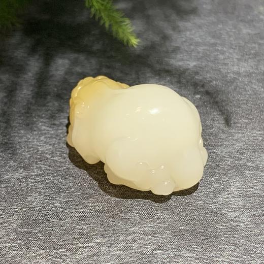【御珠宫坊】糖羊脂白玉貔貅挂件 商品图1