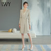 IWY/米灰色西装连衣裙女秋季Q766 商品缩略图1