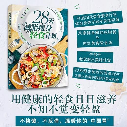 (仓发) 28天减脂瘦身轻食计划/中国轻工业出版社/李晖/9787518435890 商品图1