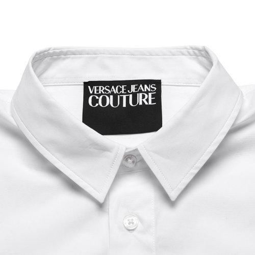 VERSACE JEANS COUTURE/VERSACE JEANS COUTURE 范思哲【22春夏新款】范思哲 男士棉质长袖衬衫太阳神刺绣 72GAL2S6 CN001 商品图4