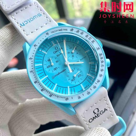 欧米茄&斯沃琪联名款 超霸系列月球表 Moonswatch 搭载计时石英机芯 商品图1