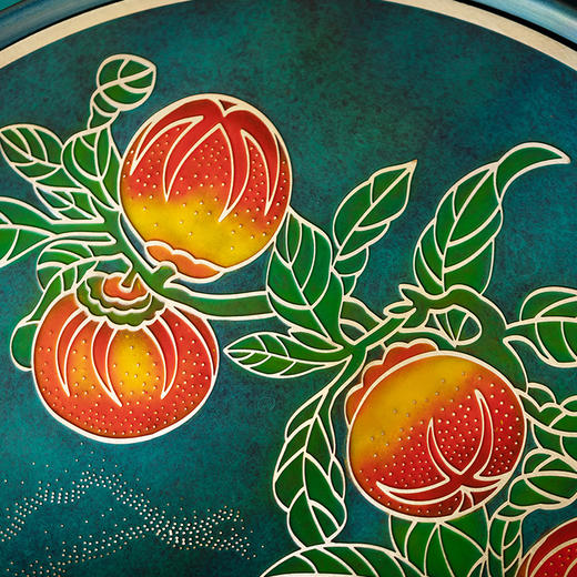 朱炳仁铜 新款系列 福庆长乐花瓶&事事如意茶盘，倾尽所有功力，调配出铜胎天青 事事如意茶盘家用简约储水干泡台茶托沥水茶盘功夫茶具青色等烟雨 商品图8