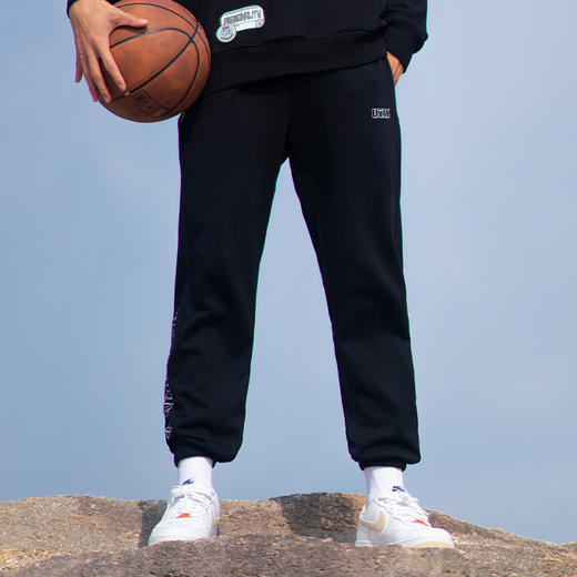 0.1% UZIS运动裤男宽松束脚裤休闲裤子篮球长裤美式训练卫裤[断纹 商品图2