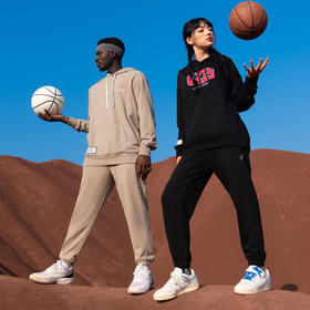 0.1% UZIS运动裤男针织长裤束脚训练美式卫裤宽松篮球裤子[华夫]