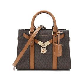 Michael Kors/迈克·科尔斯 女士NOUVEAU HAMILTON系列人造革手提单肩斜挎包老花小号 30F9G0HS1B