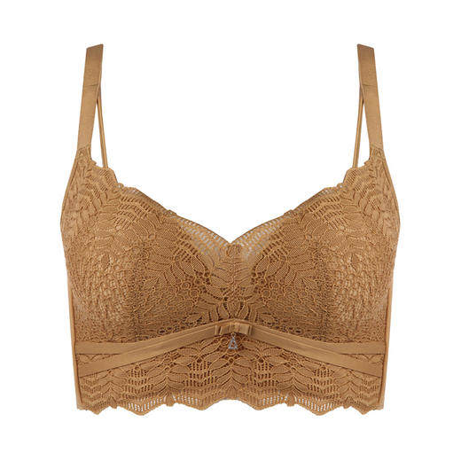 都市丽人美体纤塑中塑AB杯调整型文胸蕾丝中厚3/4杯塑身文胸四排扣无钢圈LJ24M7 商品图6