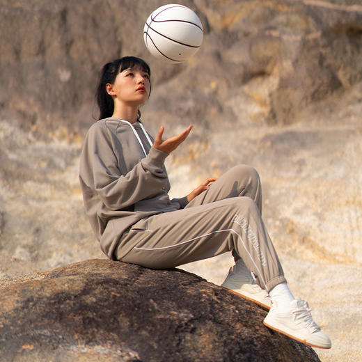 0.1% UZIS运动裤男宽松束脚裤休闲裤子篮球长裤美式训练卫裤[断纹 商品图4