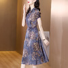 改良连衣裙旗袍2022年新款气质洋气高端品牌夏季裙XYX2052 商品缩略图3