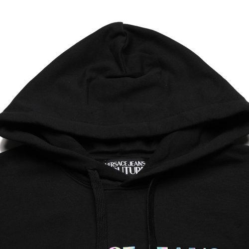 VERSACE JEANS COUTURE/范思哲 【22春夏新款】 男士棉质连帽卫衣运动衫LOGO图案 72GAIP02 CF06P 商品图2