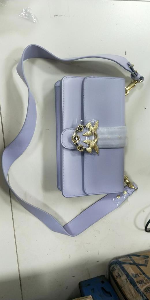 8052777448891 PINKO PINKO 女士中号珠花链条斜挎飞鸟燕子包 商品图7