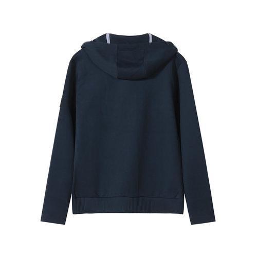 HUGO BOSS/雨果博斯 【22春夏新款】 男士棉质可拆卸面巾连帽拉链卫衣开衫运动衫外套 50462013 商品图1