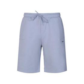 HUGO BOSS/雨果博斯【22春夏新款】男士棉质徽标饰带休闲运动短裤 50461621