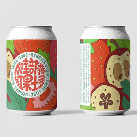 气泡实验室 红果士多 330ml