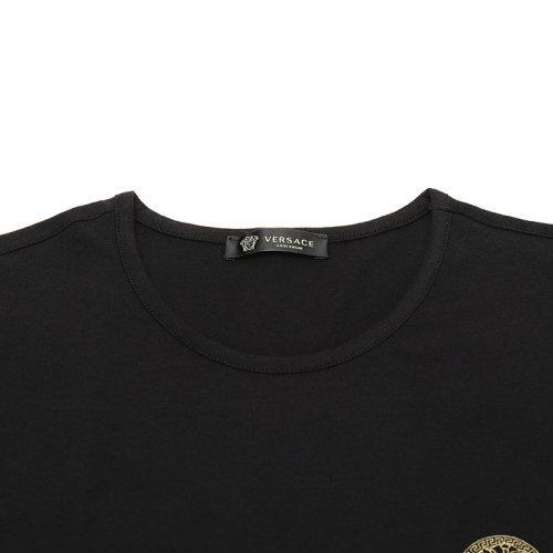 VERSACE/范思哲男士棉质圆领贴身打底短袖内衣T恤两件套装 AU10193 A232741 商品图8