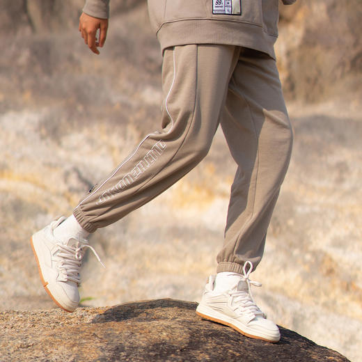 0.1% UZIS运动裤男宽松束脚裤休闲裤子篮球长裤美式训练卫裤[断纹 商品图0