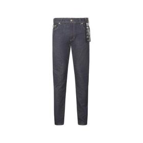 VERSACE JEANS COUTURE范思哲 【22春夏新款】 男士棉质修身款牛仔裤长裤LOGO刺绣 72GAB5K4 CDW02