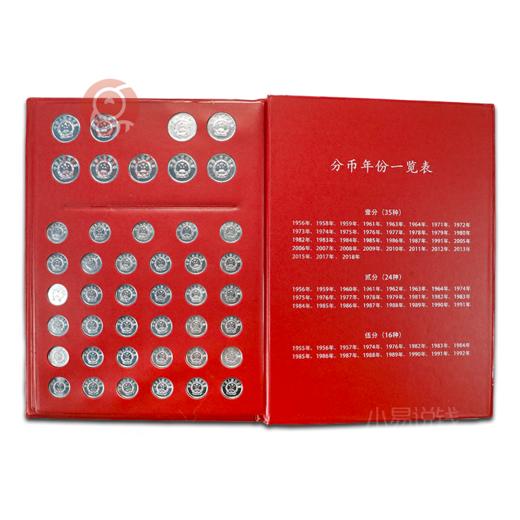【老精稀】1955~2018年硬分币大全套珍藏册 商品图3