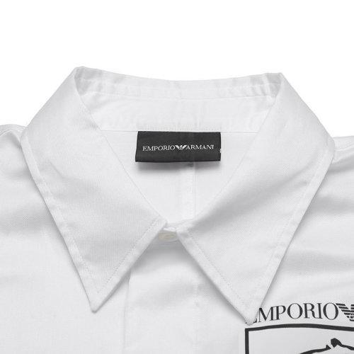 Emporio Armani/安普里奥阿玛尼 【22春夏新款】 男士赛车胶囊系列棉质宽松版中长款短袖衬衫 I1CC3I I128C 商品图8