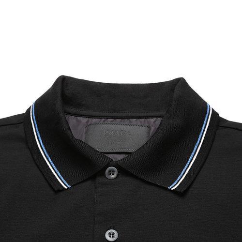 PRADA/普拉达【22春夏新款】男士棉质短袖POLO衫 UJN798 710 S 221 商品图7