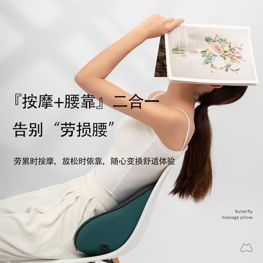 艾维斯 腰部按摩器 家用车载护腰坐垫全身多功能热敷揉捏办公室腰靠按摩仪 AVS-M2 商品图1