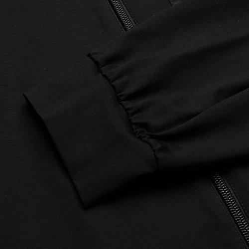 PRADA/普拉达 【22春夏新款】 男士棉质/再生锦纶薄款连帽夹克上衣运动衫外套黑色 UJL150 1YED S 202 商品图3