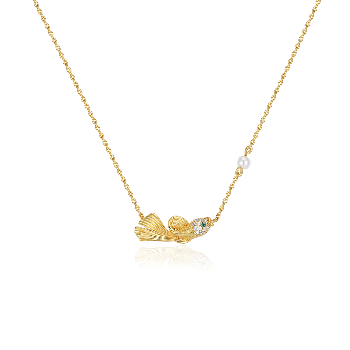 「 紫禁·福鲤 」珍珠项链