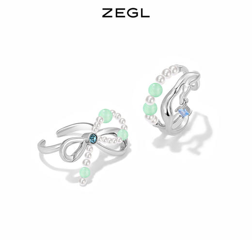 ZEGL设计师青绿绮梦系列蓝色蝴蝶手链女生夏ins小众设计闺蜜手饰 商品图0