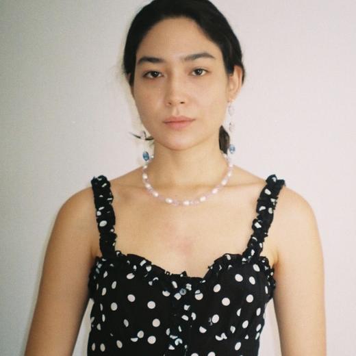 订购8周到｜Ninfa-Maria-粉蓝色 玻璃 耳环［葡萄牙设计师］ 商品图1