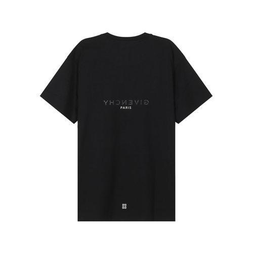 Givenchy/纪梵希【22春夏新款】男士棉质超大版型圆领短袖T恤LOGO图案 BM71533Y6B 商品图6