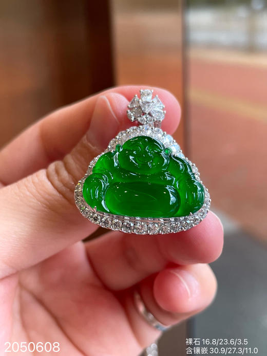 2050608，玻璃佛公吊坠。具体价格微信咨询 商品图6