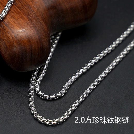 钛钢龙骨项链男潮蛇骨链情侣链子配饰简约百搭颈链挂件男士锁骨链 商品图0