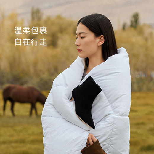 7or9空气棉短靴秋冬通勤黑气质尖头黑桑葚5cm跟高 商品图3