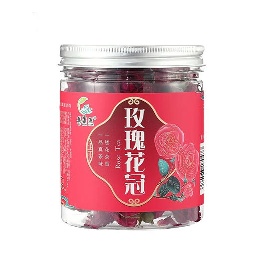 茶叶 玫瑰花茶 玫瑰花冠花茶 花草花茶 大朵干玫瑰 花茶 茶饮 婺康源 20g 商品图6