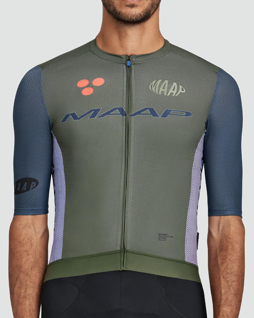 MAAP 男士 League Pro Air Jersey Olive 短袖骑行服 商品图0