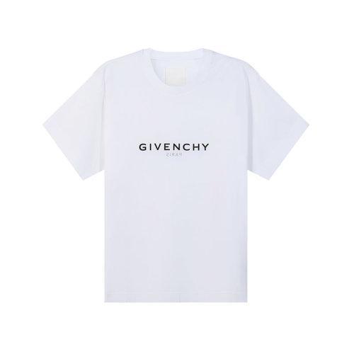 Givenchy/纪梵希【22春夏新款】男士棉质超大版型圆领短袖T恤LOGO图案 BM71533Y6B 商品图0