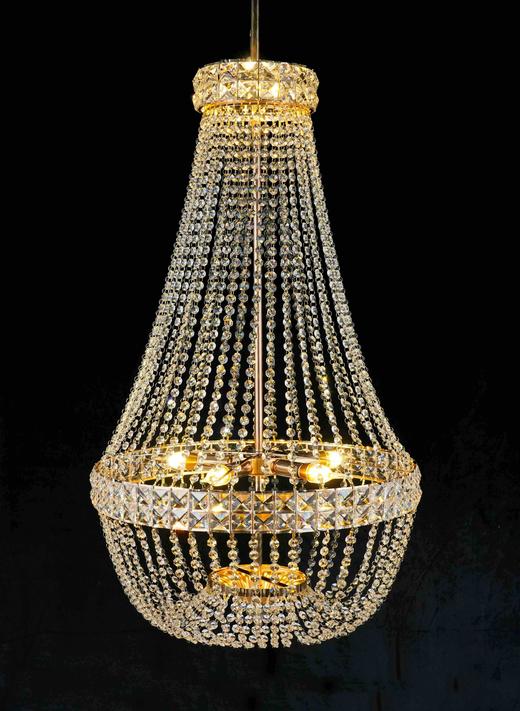 金色珠链水晶灯（运费自理） 商品图0