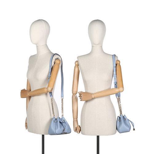 Michael Kors/迈克·科尔斯【22春夏新款】女士PHOEBE系列牛皮革超小号单肩斜挎包抽绳包水桶包 32H1G8PD0L 商品图9