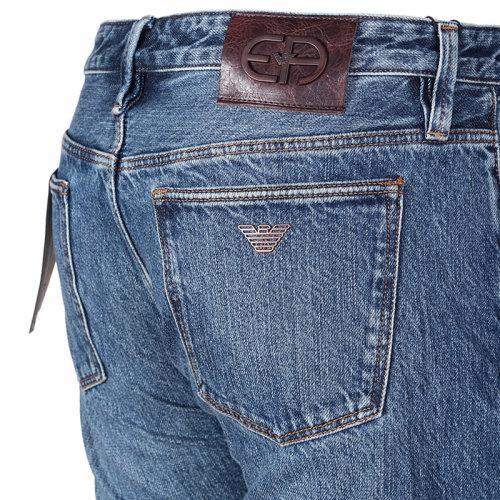 Emporio Armani/安普里奥阿玛尼【22春夏新款】男士棉质直筒牛仔裤 3L1J75 1DIQZ 商品图3