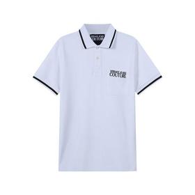 VERSACE JEANS COUTURE范思哲【22春夏新款】男士Iconic Logo系列棉质短袖POLO衫 72GAGT02 CJ01T