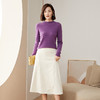 【一线成型】SIIJJEYY 女士100%美丽诺羊毛圆领针织衫 商品缩略图2