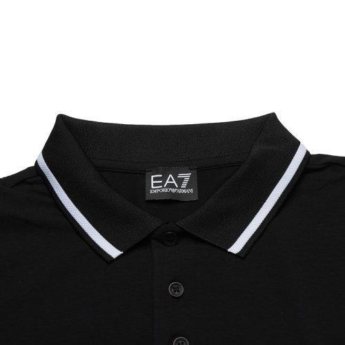 EA7/阿玛尼 【22春夏新款】 男士棉质短袖POLO衫LOGO图案 3LPF15 PJ5MZ 商品图3