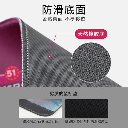 李质造 防滑耐用环保鼠标垫LZZ22SBD001 商品图1