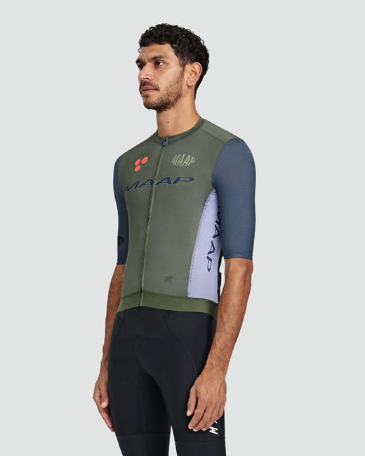 MAAP 男士 League Pro Air Jersey Olive 短袖骑行服 商品图2