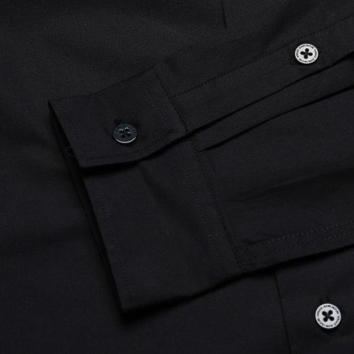 VERSACE JEANS COUTURE/VERSACE JEANS COUTURE 范思哲【22春夏新款】范思哲 男士棉质长袖衬衫太阳神刺绣 72GAL2S6 CN001 商品图8