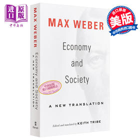 【中商原版】Economy and Society A New Translation 豆瓣高分 英文原版 经济与社会 Max Weber