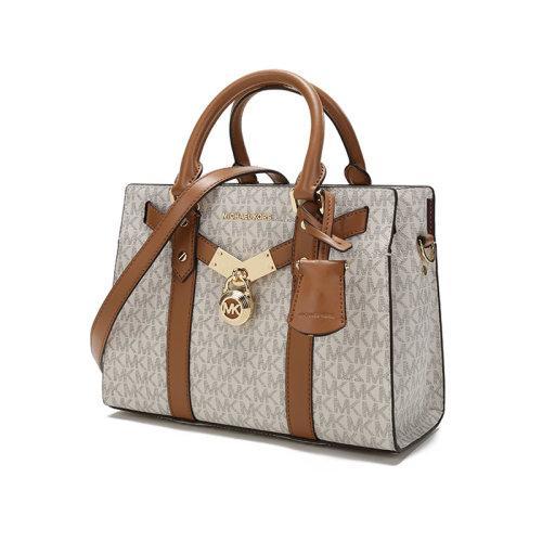 Michael Kors/迈克·科尔斯 女士NOUVEAU HAMILTON系列人造革手提单肩斜挎包老花小号 30F9G0HS1B 商品图6