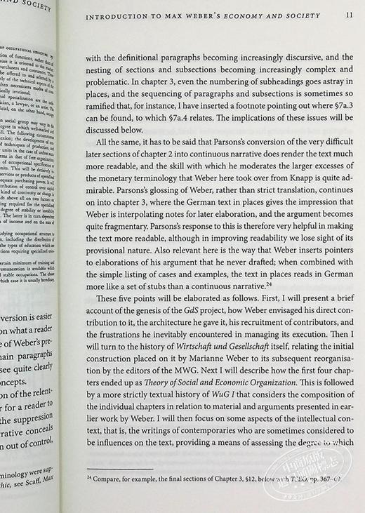 【中商原版】Economy and Society A New Translation 豆瓣高分 英文原版 经济与社会 Max Weber 商品图6
