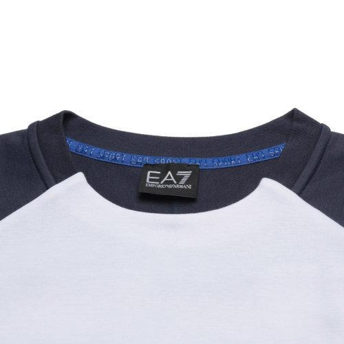 EA7/阿玛尼 【22春夏新款】 男士棉/聚酯纤维圆领长袖卫衣运动衫LOGO图案 3LPM41 PJANZ 商品图2