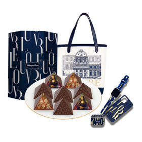 哈根达斯卢浮盛廷冰淇淋月饼1080g     （全国券门店自提）