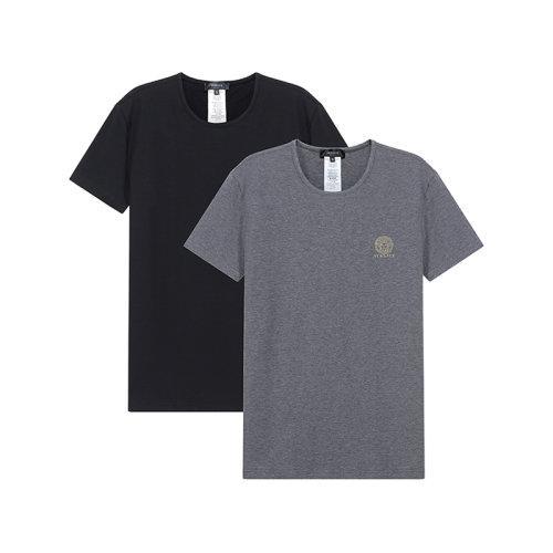 VERSACE/范思哲男士棉质圆领贴身打底短袖内衣T恤两件套装 AU10193 A232741 商品图25